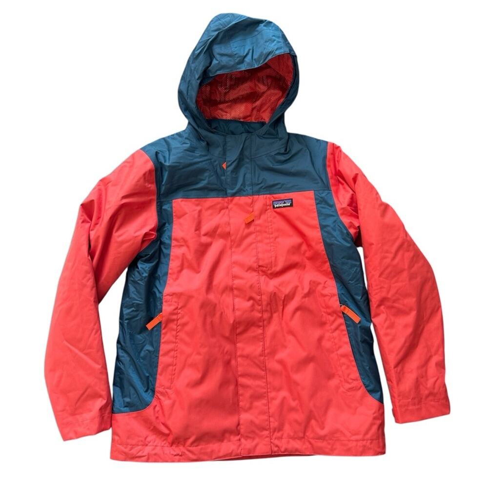 Patagonia Kids' 3 in 1 Jacket Coral Navy Blue Size M (10) Ski Snowboarding